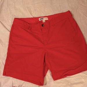 Orange Shorts, Size 16, 7” inseam